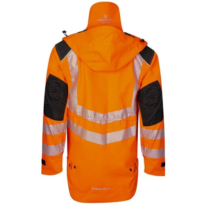 Arbortec Heavy Jacket orange, Zip Full Breathedry Seiltechnik-Hannover HV Duty